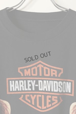 画像2: {SOLD}Vintage HARLEY DAVIDSON BIKERS RULES EAGLE DOUBLESIDE TEE{-BAA}