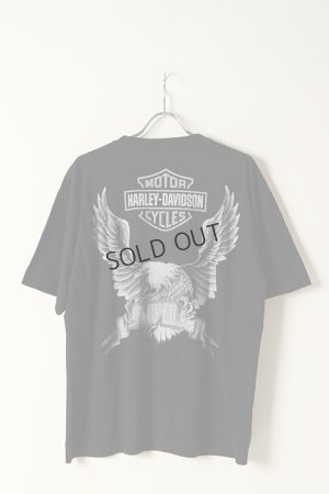 画像4: {SOLD}Vintage HARLEY DAVIDSON BIKERS RULES EAGLE DOUBLESIDE TEE{-BAA}