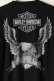 画像5: {SOLD}Vintage HARLEY DAVIDSON BIKERS RULES EAGLE DOUBLESIDE TEE{-BAA} (5)