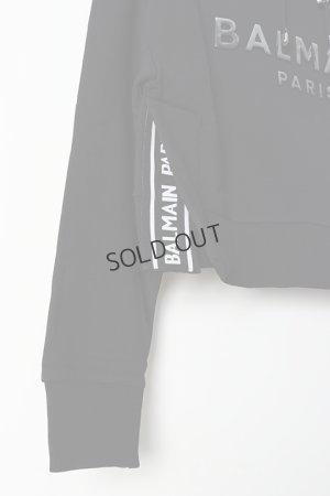 画像3: {SOLD}BALMAIN バルマン BF2 C&S HOODIE SHORT LOGO{0103792I419-EAC-BJS}