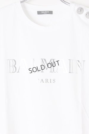 画像3: {SOLD}BALMAIN バルマン BF1 T-SHIRTS SS 3 BTN METALLIC LOGO{0111350I366-GAC-BJS}