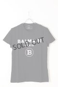 {SOLD}BALMAIN バルマン BH1 T-SHIRTS FLOKY BALMAIN{-BJS}