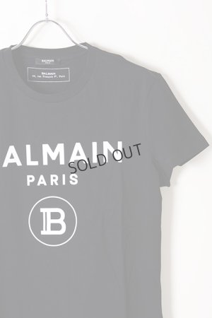 画像2: {SOLD}BALMAIN バルマン BH1 T-SHIRTS FLOKY BALMAIN{-BJS}