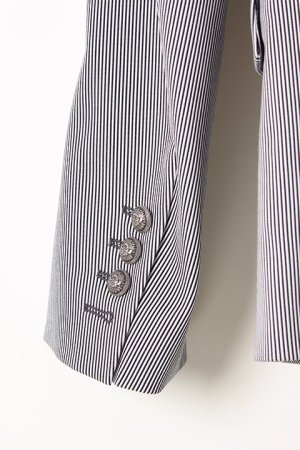 画像4: 【 30%OFF セール｜262,900円→184,030円】 BALMAIN バルマン BH2 JACKET STRIPED 6B{-BJS}