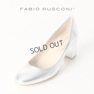 画像1: {SOLD}FABIO RUSCONI ファビオルスコーニ SOFIA 167 LUXOR サケットチャンキーヒールパンプス{-AIS}