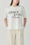 グレースコンチネンタル｜GRACE CONTINENTAL グレースクラス GRACE CLASS レタードシルケットTシャツ{-BDA}