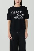 グレースコンチネンタル｜GRACE CONTINENTAL グレースクラス GRACE CLASS レタードシルケットTシャツ{-BDA}