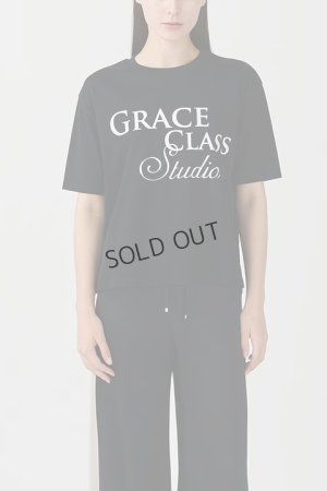 画像1: {SOLD}グレースコンチネンタル｜GRACE CONTINENTAL グレースクラス GRACE CLASS レタードシルケットTシャツ{-BDA}