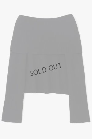 画像3: {SOLD}グレースコンチネンタル｜GRACE CONTINENTAL ダイアグラム DIAGRAM  オフショルニットトップ{-BDA}