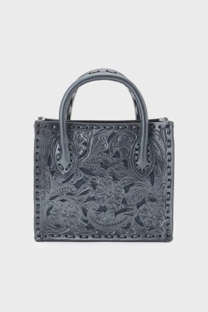 画像1: グレースコンチネンタル｜GRACE CONTINENTAL カービングトライブス CARVING TRIBES  SquareMiniBagMT{-BES}