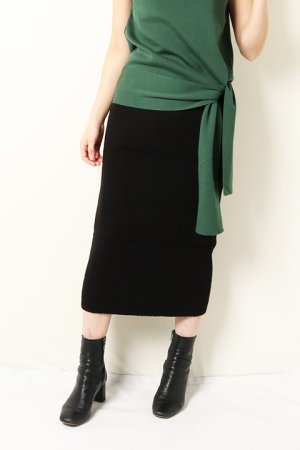 画像1: 【 50%OFF セール｜10,780円→5,390円】 AULA AILA アウラアイラ TIGHT RIB KNIT SKIRT{-AHA}