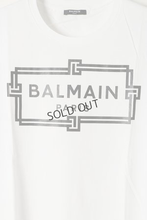 画像4: {SOLD}BALMAIN バルマン BH2 T-SHIRTS FRAME-LOGO{11EF000G065-GAB-BAS}