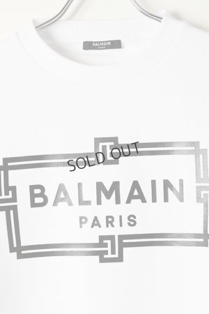 画像2: {SOLD}BALMAIN バルマン BH2 C&S SWEAT FRAME-LOGO{11JQ040G066-GAB-BAS}