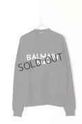 【 30%OFF セール｜125,400円→87,780円】 BALMAIN バルマン BH1 KNIT TOP LOGO MERINO{12KD000K027-SAJ-BAA}