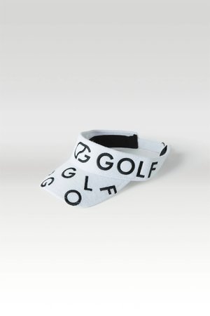 画像1: CPG GOLF シーピージーゴルフ CPG RANDAM LOGO SUN VISOR{-BDS}