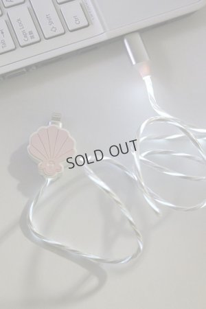 画像5: {SOLD}IPHORIA アイフォリア Lightning Cable for Apple -glow in the dark！-Seashell【充電ケーブル】{-AIA}