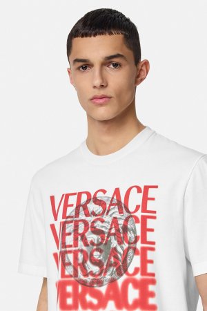 画像3: VERSACE ヴェルサーチ Tシャツ メドゥーサ メダリオン{1013302-1A12439_2W580-BDA}