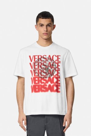 画像4: VERSACE ヴェルサーチ Tシャツ メドゥーサ メダリオン{1013302-1A12439_2W580-BDA}