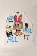 guernika ゲルニカ Hand Painted T-shirt{-BDA}