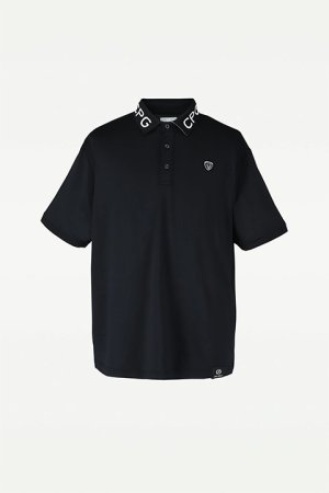 画像4: 【 30%OFF セール｜33,000円→23,100円】 CPG GOLF シーピージーゴルフ 衿ロゴポロSS（ショートスリーブ）{-BDS}