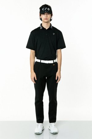 画像5: 【 30%OFF セール｜33,000円→23,100円】 CPG GOLF シーピージーゴルフ 衿ロゴポロSS（ショートスリーブ）{-BDS}