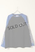 {SOLD}MAYO メイヨー Forget Me Not Skull Embroidery Raglan Long Sleeve Tee{-BCS}