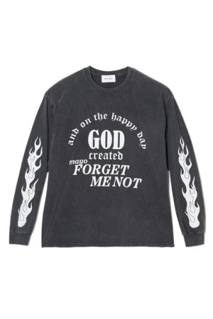 画像1: MAYO メイヨー GOD CREATED PRINT LONG SLEEVE TEE{-BDA}