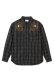 画像1: MAYO メイヨー MAYO WOOL EMBROIDERY CHECK SHIRT JACKET{-BDA} (1)