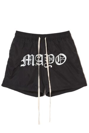 画像1: MAYO メイヨー MAYO CENTER LOGO EMBROIDERY SWIM SHORTS{-BES}