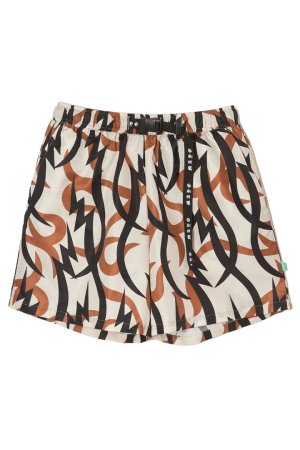 画像1: MAYO メイヨー THUNDER TRIBAL CAMO NYLON SHORTS{-BES}