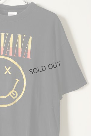 画像3: {SOLD}Vintage NIRVANA EURO BOOTLEG SMILE TEE{-BAA}