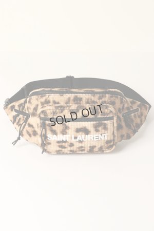 画像2: {SOLD}SAINT LAURENT PARIS サンローランパリ ヌックス クロスボディバッグ（リブ編みレオパードプリント ベルベット）{-BBA}