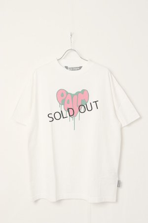 画像1: {SOLD}Palm Angels パームエンジェルス Spray Heart Classic Tee{PMAA001F21JER0220132-BDS}