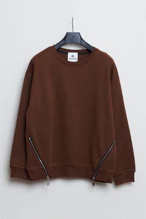 画像1: ACUOD アクオド Zipper Sweat Shirt{-BDA}