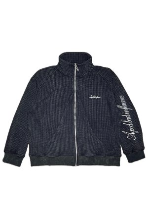 画像1: a good bad influence アグッドバッドインフルエンス WAFFLE TRACK TOP{-BES}