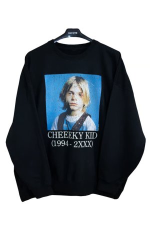 画像1: AUI NITE アウィナイト CHEEEKY KID sweat{-BES}