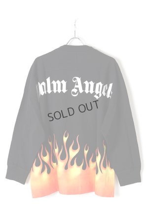 画像4: {SOLD}Palm Angels パームエンジェルス BURNING LOGO OVER TEE L/S{PMAB018R20413017-1088-BJS}