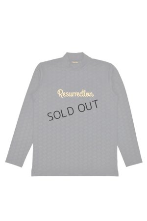画像1: {SOLD}レザレクション｜Resurrection メンズ エンボスモックネックL/S{-BDA}