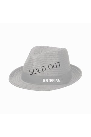 画像1: {SOLD}ブリーフィング ゴルフ BRIEFING STRAW HAT{-BDS}