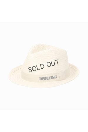 画像1: {SOLD}ブリーフィング ゴルフ BRIEFING STRAW HAT{-BDS}