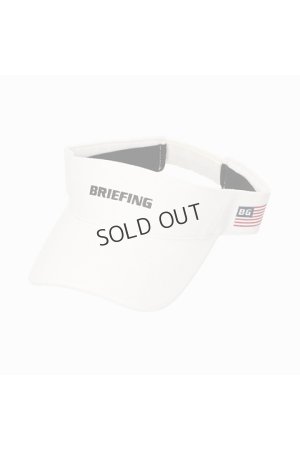 画像1: {SOLD}ブリーフィング ゴルフ BRIEFING MENS WASHED VISOR{-BDS}