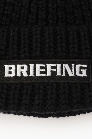 画像2: ブリーフィング ゴルフ BRIEFING WR WOOL KNIT PATCH LOGO BEANIE{-BDA}