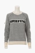 ブリーフィング ゴルフ BRIEFING WOMEN'S MERINO WOOL LOGO CREWNECK KNIT{-BDA}