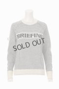 {SOLD}ブリーフィング ゴルフ BRIEFING WOMEN'S MERINO WOOL LOGO CREWNECK KNIT{-BDA}