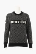 ブリーフィング ゴルフ BRIEFING WOMEN'S MERINO WOOL LOGO CREWNECK KNIT{-BDA}