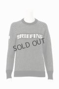 {SOLD}ブリーフィング ゴルフ BRIEFING WOMEN'S MERINO WOOL LOGO CREWNECK KNIT{-BDA}