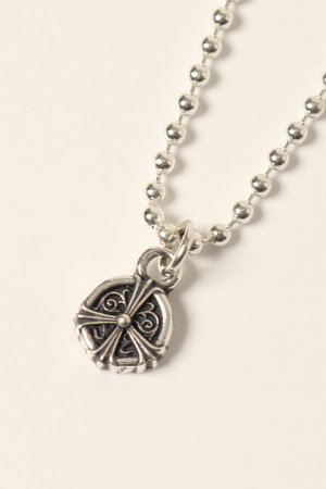 画像1: CHROME HEARTS クロムハーツ ピースサインネックレス{-BDS}