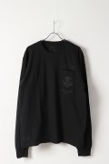 ★海外買付 新品 インボイス付 CHROME HEARTS クロムハーツ 【パリ限定】BSフレアプリント長袖カットソー Paris 18 AV. Montaigne L/S Tee {408129112BLK***760-BES}