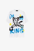 guernika ゲルニカ 【SHINICHIROINUI × TEZUKA WORLD】Paint T shirt (Leo){-BDA}