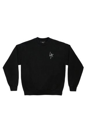 画像1: LOCAL AUTHORITY ローカルオーソリティ LA SLASH CREW NECK FLEECE{-BDA}